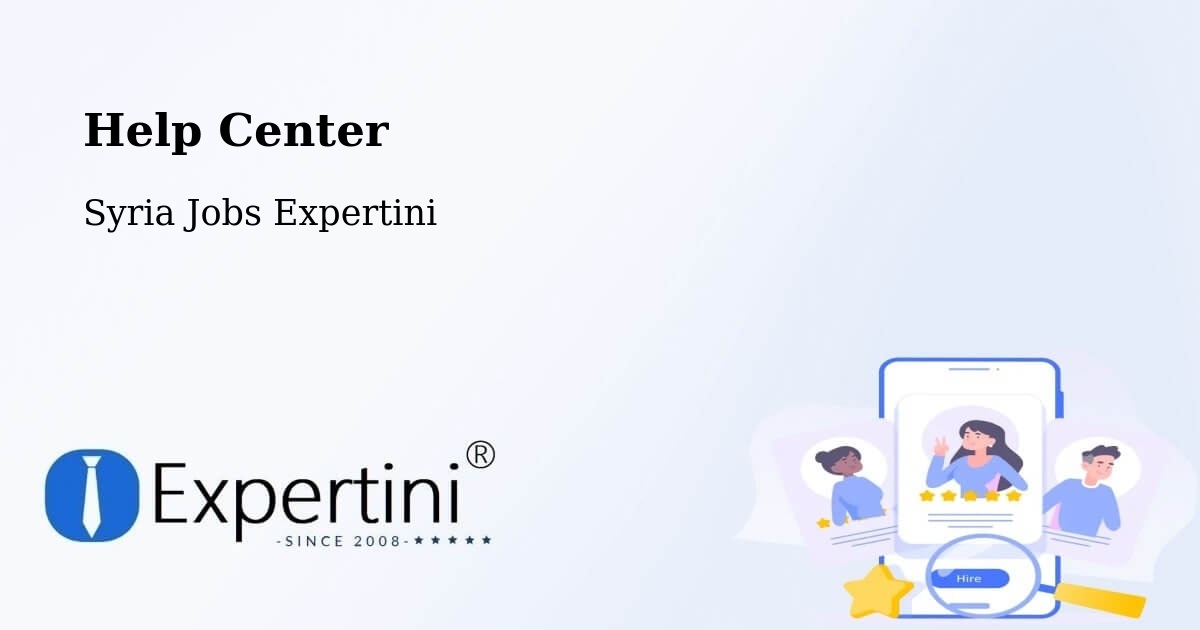 Help Center – Hisya - Syria Jobs Expertini
