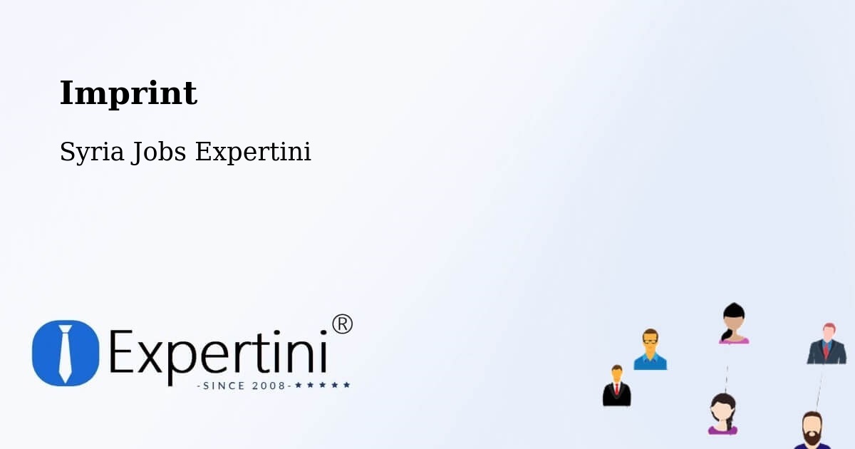 Imprint – Hisya - Syria Jobs Expertini