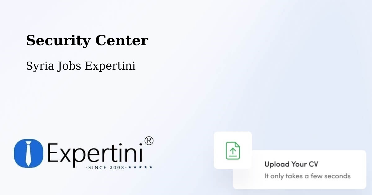 Security & Compliance – Hisya - Syria Jobs Expertini