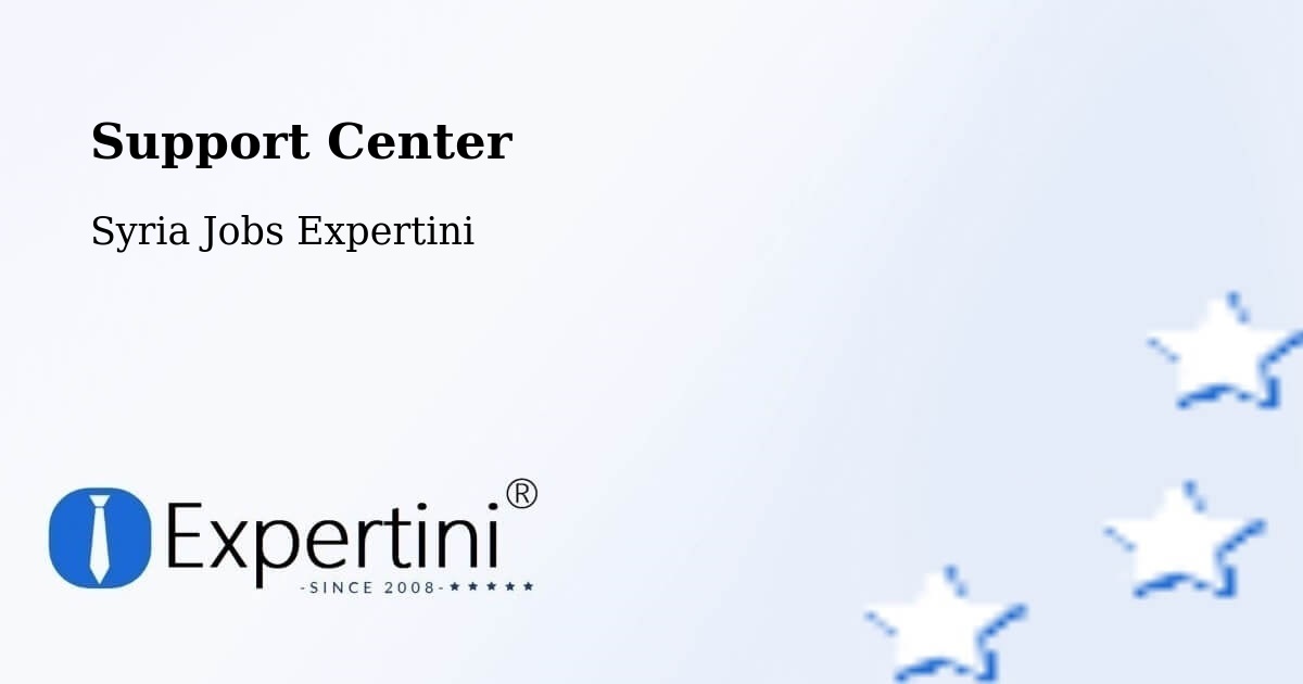 Support Services – Hisya - Syria Jobs Expertini